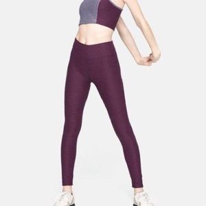 Outdoor Voices Warmup Legging - Small, Plum, 3/4